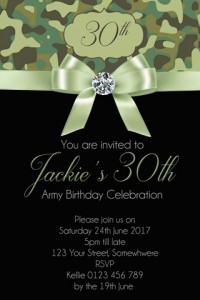 female army invitation