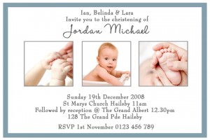 boys christening and baptism invitation