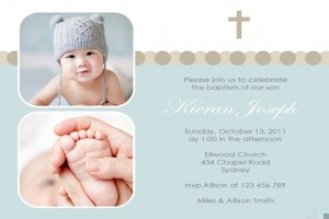 boys christening and baptism invitation