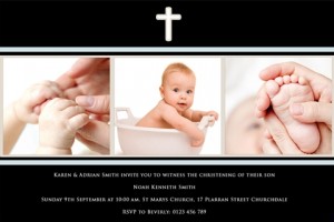 boys christening and baptism invitation