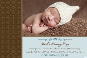 boys christening and baptism invitation