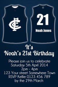Carlton football club AFL invitation
