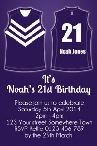Fremantle Dockers AFL invitation