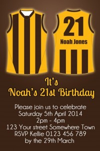 Hawthorn Hawks AFL invitation
