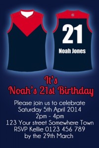 Melbourne demons AFL invitation