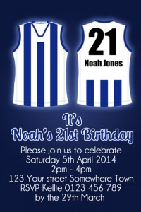 North Melbourne Kangaroos AFL invitation