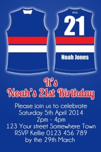 Western bulldogs AFL invite